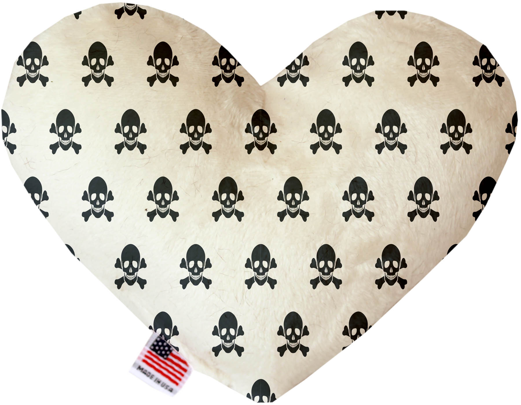 Pure Poison 6 Inch Canvas Heart Dog Toy